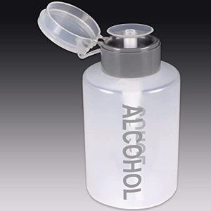 Push Down Alcohol Dispenser 9 Oz Bottle